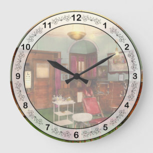 Optometrist - I see dead people 1920 Large Clock