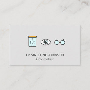 Optometrist   Medical Doctor   Eye Exam Appointment Card