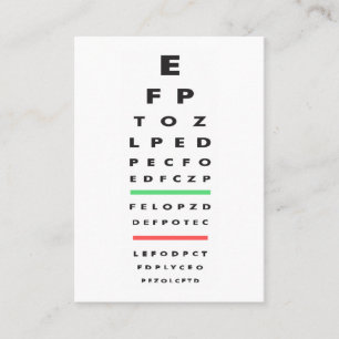 Optometrist   Medical Doctor   Eye Exam Appointment Card