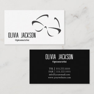 Optometrist Modern Eyewear Eye Glasses Business Card