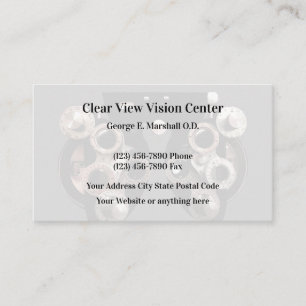 Optometrist Modern Simple Business Card