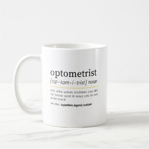 Optometrist Noun Definition Eye Care Humour Coffee Mug