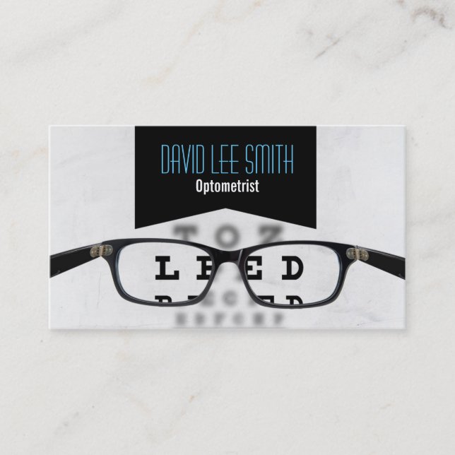 Optometrist / Ophthalmologist Business Card (Front)