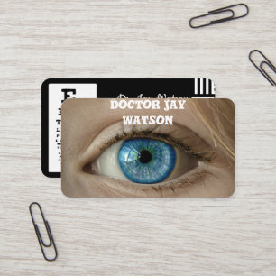 Optometrist Ophthalmologist Business Card