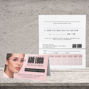 Optometrist Ophthalmologist Eyewear Business Appointment Card
