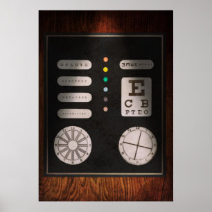 Optometrist - Optical Confusion Poster