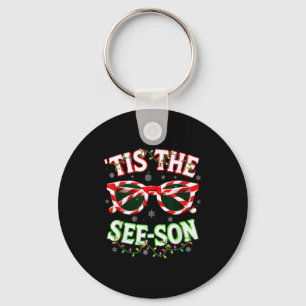Optometrist Optician Christmas Tis The See-son Xma Key Ring