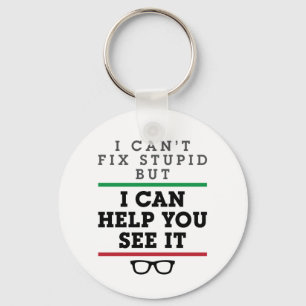Optometrist Optometry Ophthalmology See Stupid Key Ring