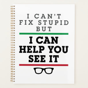 Optometrist Optometry Ophthalmology See Stupid Planner