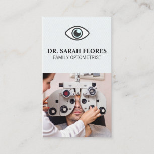 Optometrist   Phoropter Equipment Business Card