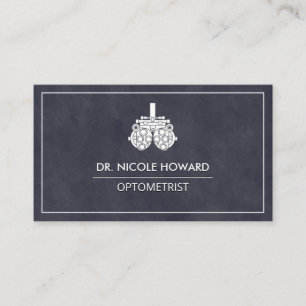 Optometrist Phoropter Equipment Business Card