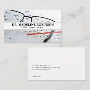 Optometrist   Prescription Glasses Appointment Card