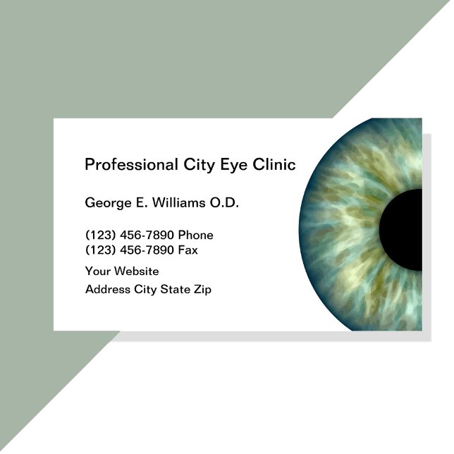 Optometrist Professional Business Cards (Creator Uploaded)