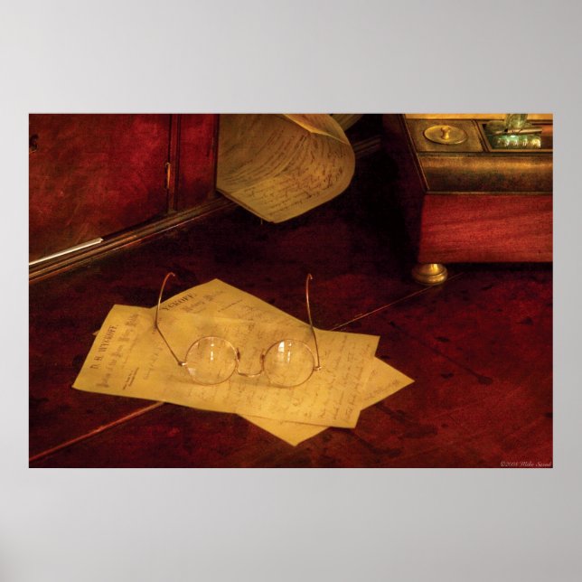 Optometrist - Reading Glasses Poster (Front)