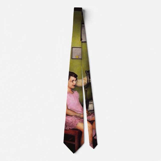 Optometrist - The eye exam 1929 Tie (Front)