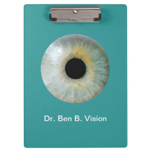 Optometrist Theme Personalised Acrylic Clipboard