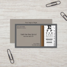 Optometrists Business Card