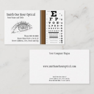 Optometrists Business Card
