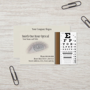 Optometrists Business Card