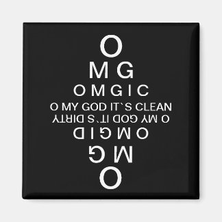 Optometrists Clean & Dirty Dishwasher Magnets