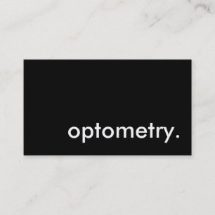 optometry. business card