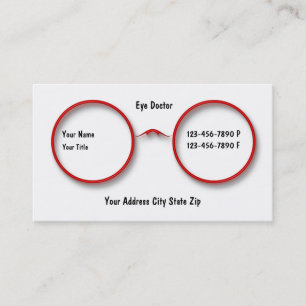 Optometry Business Cards