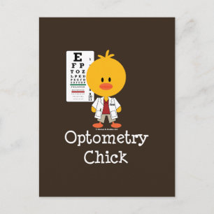 Optometry Chick Postcard
