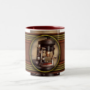 Optometry - Lens cutting machine Two-Tone Coffee Mug