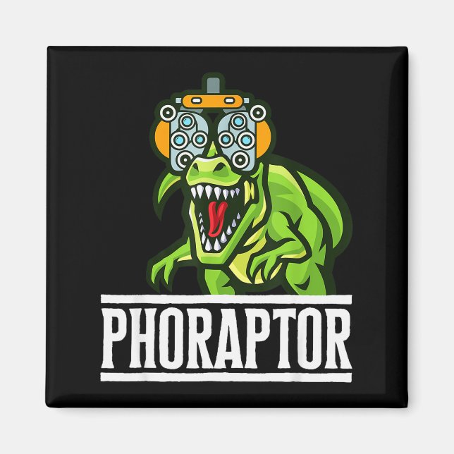 Optometry Machine Phoropter Funny Optometrist Phor Magnet (Front)