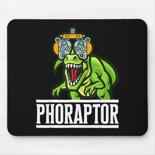 Optometry Machine Phoropter Funny Optometrist Phor Mouse Mat (Front)