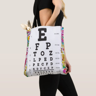 Optometry Ophthomolgist Eye Doctor Eye Chart Tote  Bag
