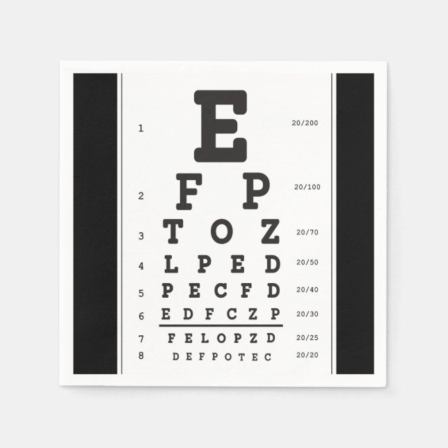Optometry Optical Paper Napkin (Front)