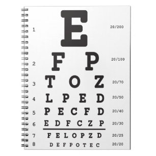 optometry optical Spiral Photo Notebook