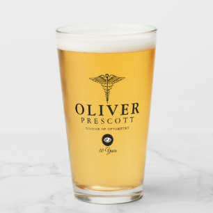 Optometry Professional   Work Anniversary Marker Glass