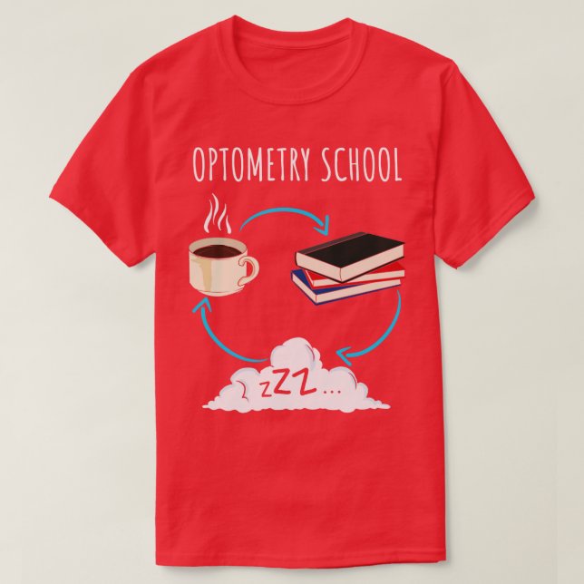 Optometry School Student Future Optometrist Gift  T-Shirt (Design Front)
