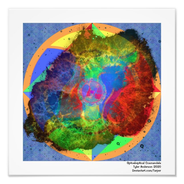 Optoskeptical Cosmandala Photo Print (Front)