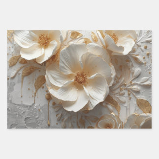 Opulent Bloom Wrapping Paper Sheet