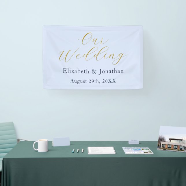 Opulent Blue Wedding Banner (Tradeshow)