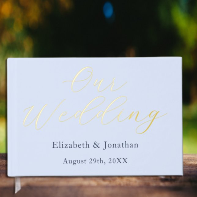 Opulent Blue Wedding Guest Book (Creator Uploaded)