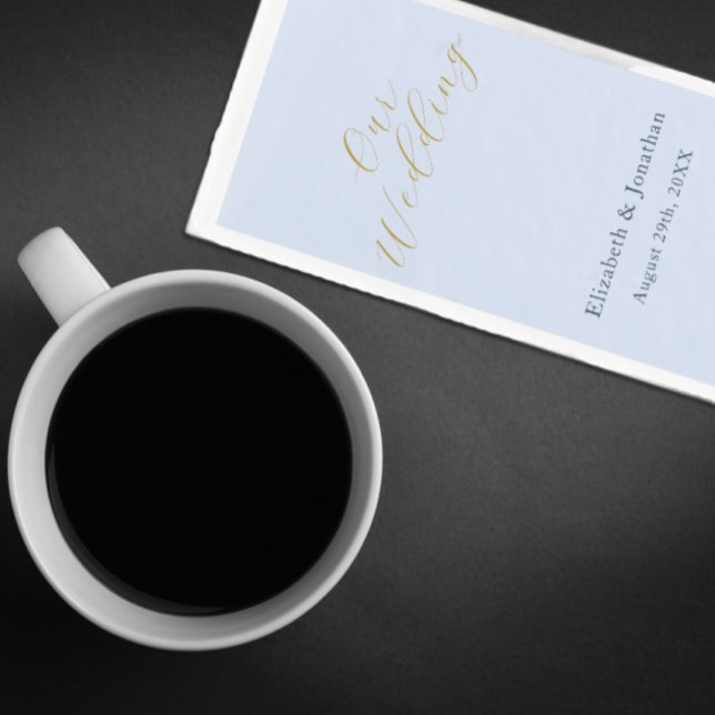 Opulent Blue Wedding Napkin (Creator Uploaded)