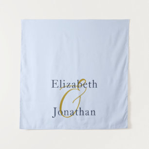 Opulent Blue Wedding Tapestry