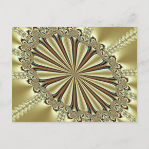 Opulent Celebration Fractal Postcard