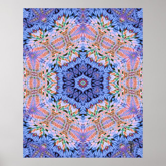 Opulent Hexagram Variation 4 Art Print (Front)