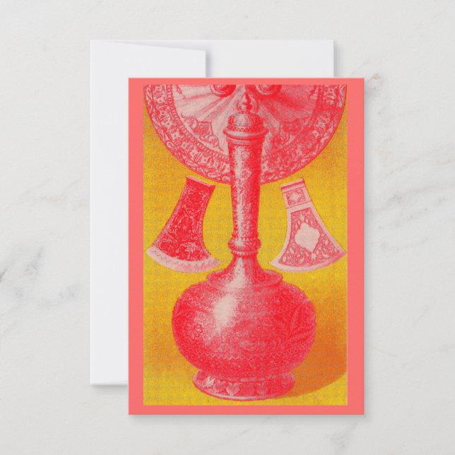 opulent mid-Victorian print decanter and... (Front)