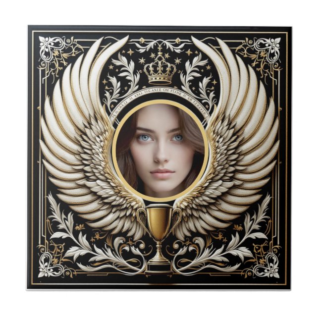 Opulent Winged Crown Tile (Front)
