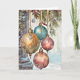 Opulent Yuletide Glimmer Card