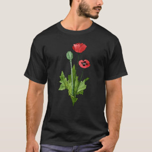 Opum Poppy Breadseed House Plant Opioid Seed Poppi T-Shirt