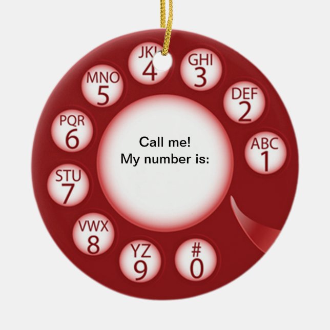 OPUS Call the Man! Ceramic Tree Decoration (Front)