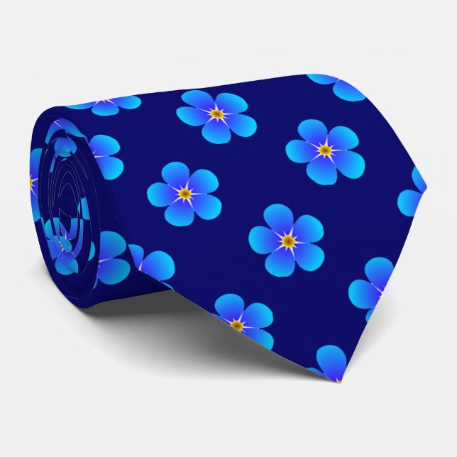 OPUS CHANGEABLE Forget Me Not Tie (Rolled)