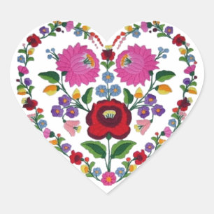 OPUS CHANGEABLE Hungarian Heart Heart Sticker